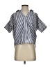 Madewell Stripes Blue Short Sleeve Blouse Size XS - photo 1