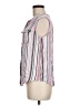 Fourteenth Place 100% Rayon Stripes Pink Sleeveless Button-Down Shirt Size M - photo 5