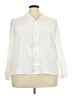 Shein Curve 100% Polyester Ivory Long Sleeve Blouse Size 18 Plus (3) - photo 1