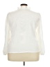 Shein Curve 100% Polyester Ivory Long Sleeve Blouse Size 18 Plus (3) - photo 2