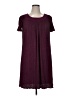 K Studio 100% Polyester Solid Burgundy Casual Dress Size 14 - photo 1