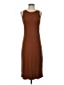 ChicMe Solid Brown Casual Dress Size S - photo 1