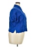 Studio 1 Blue Short Sleeve Blouse Size 18 - photo 4