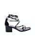 Michael Kors Collection 100% Leather Black Sandals Size EU 38 - photo 1