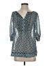 41Hawthorn Blue 3/4 Sleeve Blouse Size S - photo 1