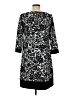 Blu Sage Print Black Casual Dress Size M - photo 2