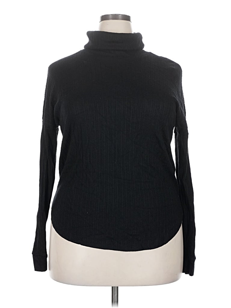 Pre-owned Staccato Long Sleeve Turtleneck In Black