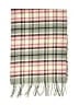 Merona 100% Acrylic Plaid Gray Burgundy Scarf One size - photo 2