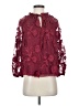 Alice Blue Burgundy 3/4 Sleeve Blouse Size S - photo 1