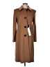 Escada 100% Wool Solid Brown Casual Dress Size EU 38 / US 8 - photo 1