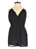 Forever 21 Solid Black Romper Size S - photo 1