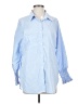 Unbranded 100% Polyester Blue Long Sleeve Blouse Size S - photo 1