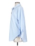 Unbranded 100% Polyester Blue Long Sleeve Blouse Size S - photo 5