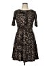 Evan Picone Animal Print Brown Cocktail Dress Size 14 (petite) - photo 1