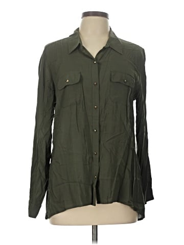 DressBarn Long Sleeve Button-Down Shirt (view 1)