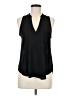 Lush 100% Polyester Black Sleeveless Blouse Size M - photo 1