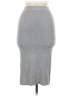 Unbranded Solid Gray Casual Skirt Size 8 - photo 1