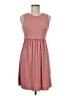 Shein 100% Polyester Solid Pink Casual Dress Size 6 - photo 1