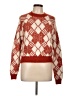 Coco + Jaimeson Argyle Red Pullover Sweater Size L - photo 1