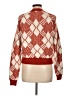 Coco + Jaimeson Argyle Red Pullover Sweater Size L - photo 2