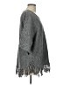 Relativity 100% Acrylic Gray Poncho Size L - photo 4