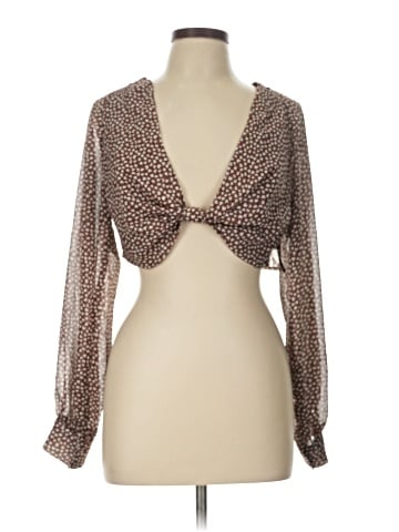 Sky To Moon Long Sleeve Blouse (view 1)