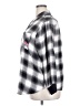 Torrid Checkered-gingham Gray 3/4 Sleeve Button-Down Shirt Size 2X Plus (2) - photo 5