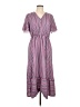 Shein Stripes Pink Casual Dress Size 12 - photo 1