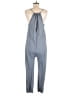Zara Solid Gray Jumpsuit Size M - photo 2