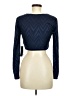 City Vibe Blue Long Sleeve Top Size M - photo 2