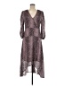 Glamorous 100% Polyester Animal Print Brown Casual Dress Size M - photo 1