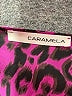 Caramela 100% Polyester Animal Print Pink Long Sleeve Blouse Size M - photo 7