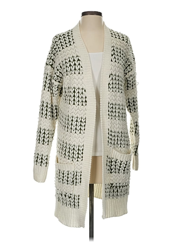 Pre-owned Sienna Sky Cardigan Sweater In Ivory