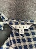 CAbi Houndstooth Blue Long Sleeve Button-Down Shirt Size S - photo 7