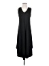 Aura Solid Black Casual Dress Size S - photo 1