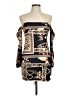 Shein Print Black Cocktail Dress Size L - photo 1