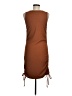 BTFBM Solid Brown Casual Dress Size M - photo 2