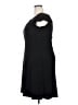 Apt. 9 Solid Black Casual Dress Size XL - photo 5