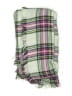 Unbranded 100% Acrylic Plaid Green Ivory Scarf One size - photo 2