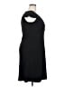 Apt. 9 Solid Black Casual Dress Size XL - photo 4