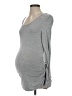 Seraphine Gray Long Sleeve Top Size Sm Maternity - photo 1
