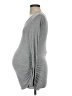 Seraphine Gray Long Sleeve Top Size Sm Maternity - photo 5