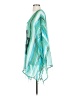 Lagaci 100% Cotton Teal Green Poncho Size Sm - Med - photo 5