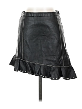 Zara Basic Faux Leather Skirt