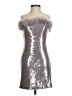 Forever 21 Metallic Silver Cocktail Dress Size S - photo 1