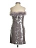 Forever 21 Metallic Silver Cocktail Dress Size S - photo 2