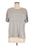 Live 2 Lounge Gray Short Sleeve Top Size M - photo 1