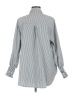 Unbranded Stripes Gray Long Sleeve Blouse Size M - photo 2