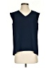 Uniqlo 100% Polyester Blue Sleeveless Blouse Size S - photo 1