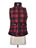 Paraphrase 100% Polyester Plaid Red Vest Size S - photo 1